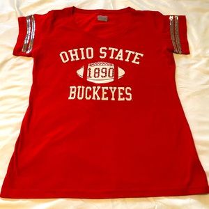 Women’s Ohio State Buckeyes v-neck T-shirt